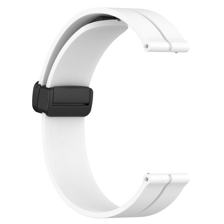 20mm Solid Color Magnetic Clasp Silicone Watch Band, For Amazfit GTS 4, For Amazfit GTS 3