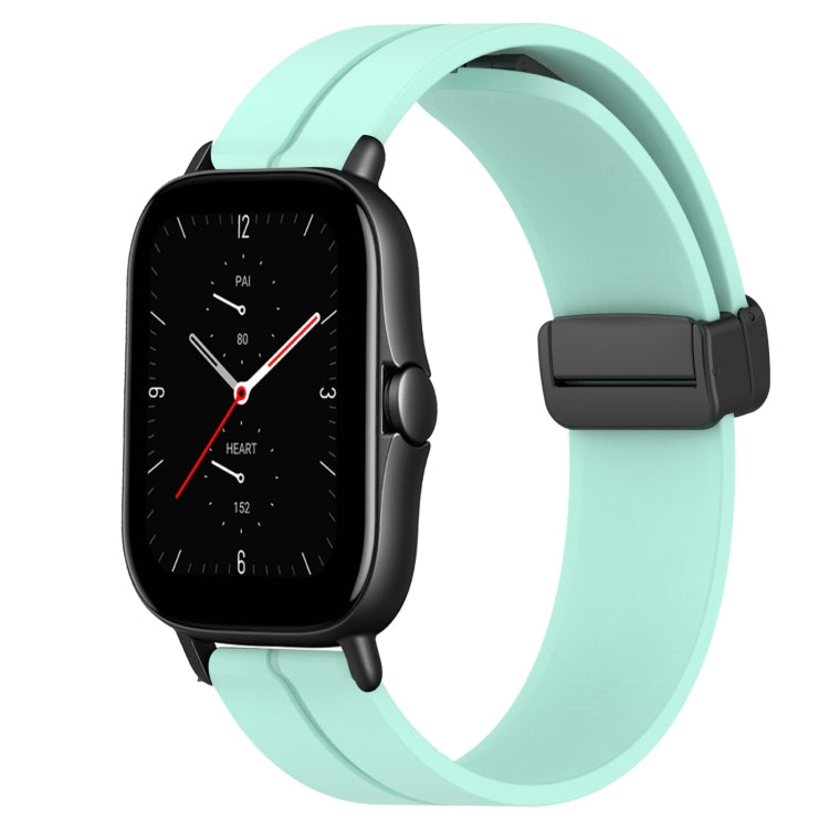 20mm Solid Color Magnetic Clasp Silicone Watch Band, For Amazfit GTS 2E, For Amazfit GTS 2 Mini