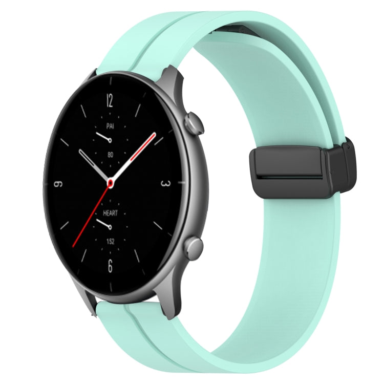 22mm Solid Color Magnetic Clasp Silicone Watch Band, For Amazfit GTR 3 Pro, For Amazfit GTR 2e