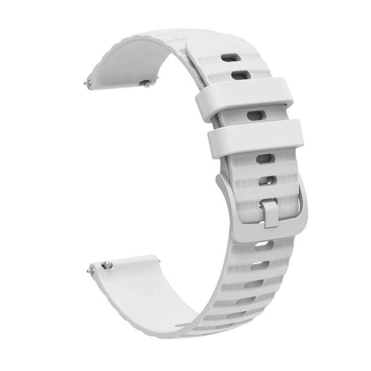 20mm Wavy Dot Pattern Solid Color Silicone Watch Band, For Amazfit GTS 4, For Amazfit GTS 3