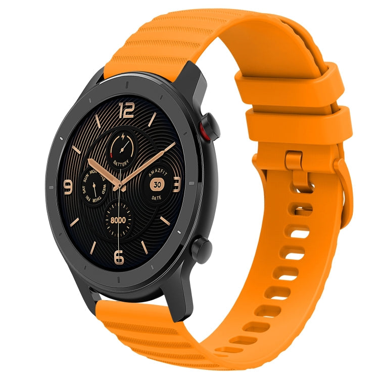 20mm Wavy Dot Pattern Solid Color Silicone Watch Band, For Amazfit GTR 42MM, For Amazfit Pop Pro