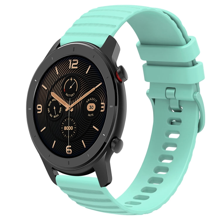 20mm Wavy Dot Pattern Solid Color Silicone Watch Band, For Amazfit GTR 42MM, For Amazfit Pop Pro