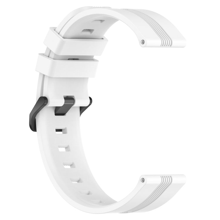 20mm Concave Striped Slicone Watch Band, For Amazfit GTS 4, For Amazfit GTS 3