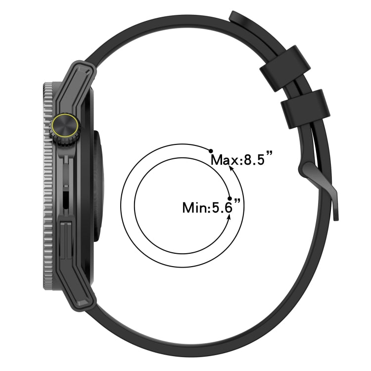 22mm Vertical Two-Color Silicone Watch Band, For Amazfit GTR 3, For Amazfit GTR 3 Pro