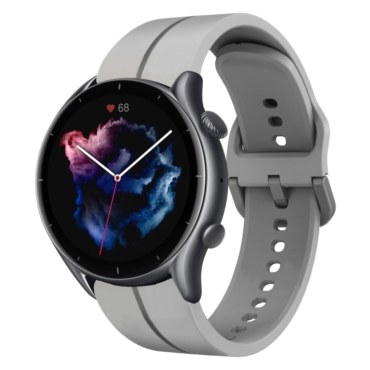 22mm Loop Silicone Watch Band, For Amazfit 3, For Amazfit GTR 47mm