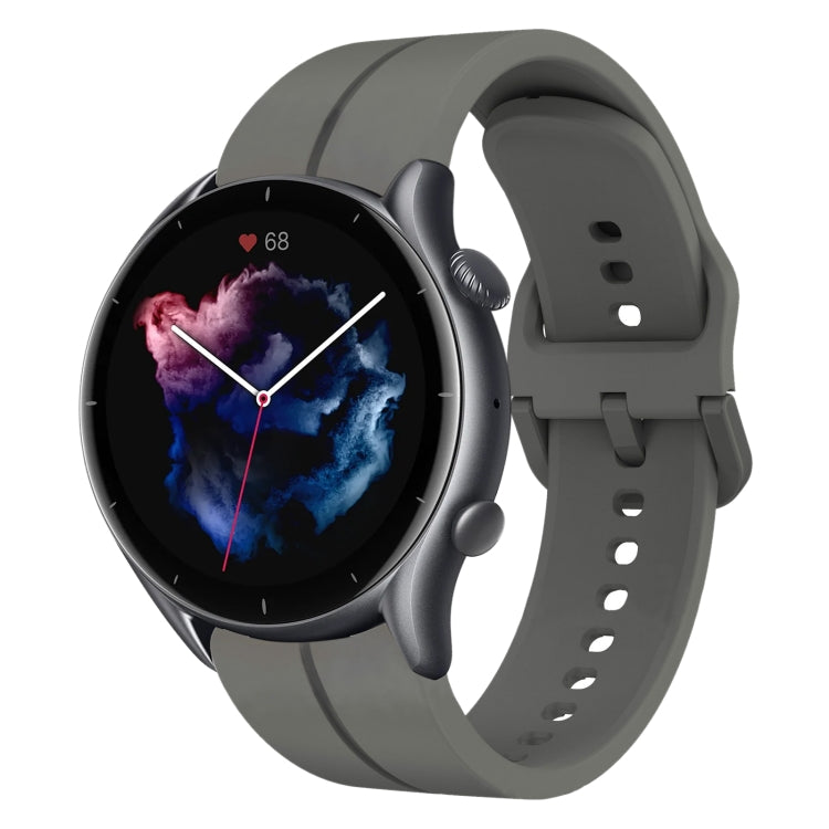22mm Loop Silicone Watch Band, For Amazfit 3, For Amazfit GTR 47mm