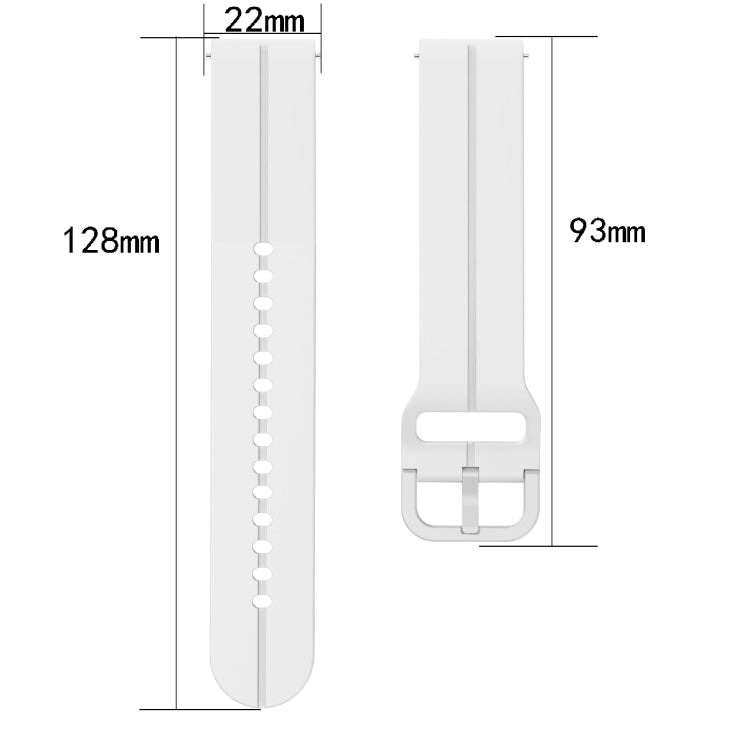 22mm  Loop Silicone Watch Band, For Amazfit 3, For Amazfit GTR 47mm