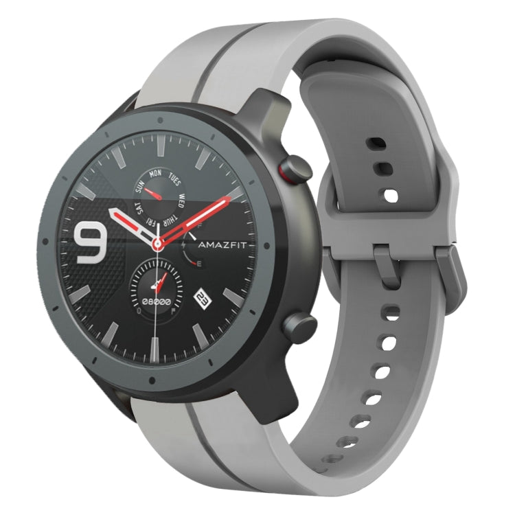 22mm  Loop Silicone Watch Band, For Amazfit 3, For Amazfit GTR 47mm