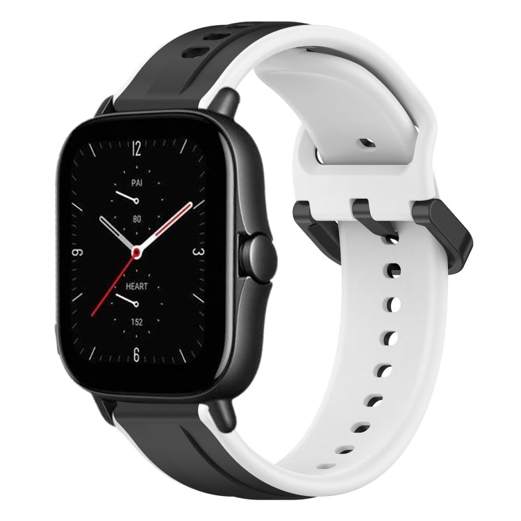 20mm Convex Loop Two-Color Silicone Watch Band, For Amazfit GTS 2E, For Amazfit GTS 2 Mini