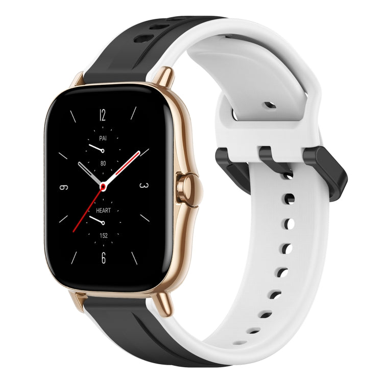 20mm Convex Loop Two-Color Silicone Watch Band, For Amazfit GTS 2, For Amazfit GTS