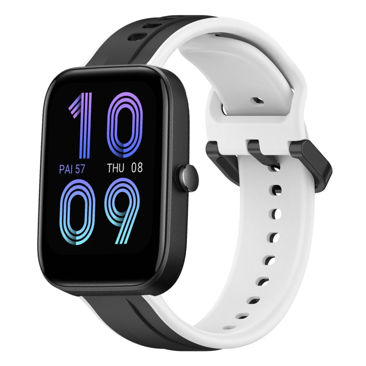 20mm Convex Loop Two-Color Silicone Watch Band, For Amazfit Bip 3, For Amazfit Bip 1S