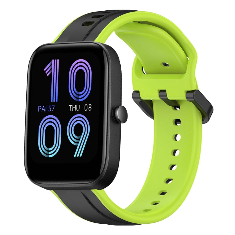 20mm Convex Loop Two-Color Silicone Watch Band, For Amazfit Bip 3, For Amazfit Bip 1S