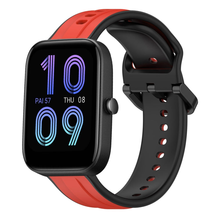 20mm Convex Loop Two-Color Silicone Watch Band, For Amazfit Bip 3, For Amazfit Bip 1S