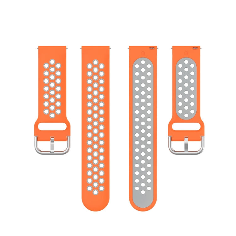 20mm Perforated Breathable Sports Silicone Watch Band, For Amazfit Pop