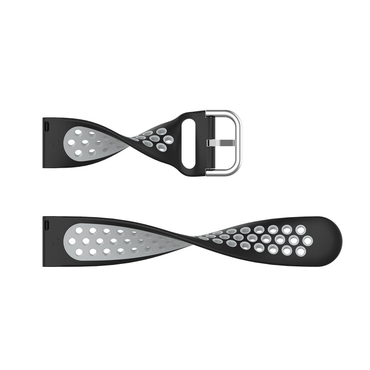 20mm Perforated Breathable Sports Silicone Watch Band, For Amazfit GTS 4 Mini