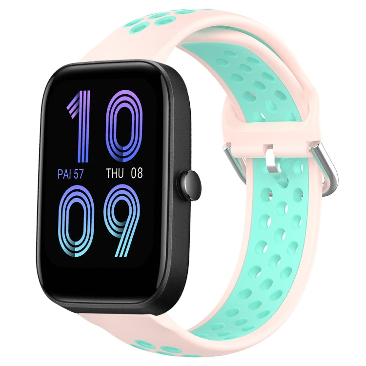 20mm Perforated Breathable Sports Silicone Watch Band, For Amazfit Bip3