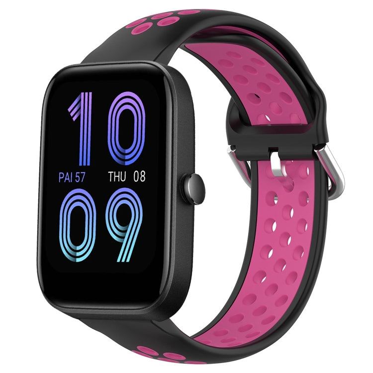 20mm Perforated Breathable Sports Silicone Watch Band, For Amazfit Bip3