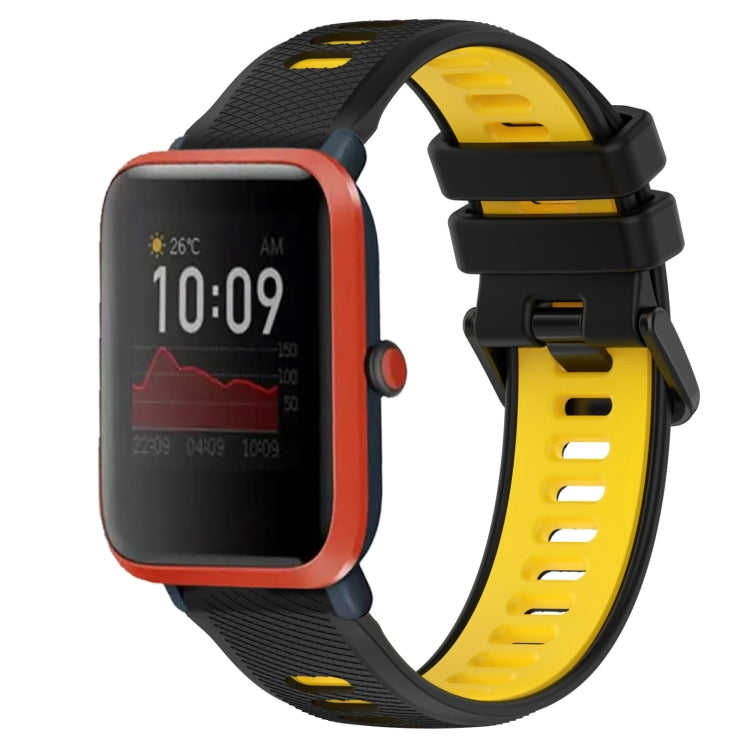 20mm Sports Two-Color Silicone Watch Band, For Amazfit Bip3, For Amazfit Bip 1S