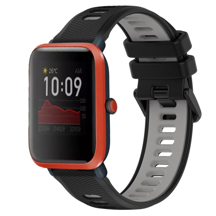 20mm Sports Two-Color Silicone Watch Band, For Amazfit Bip3, For Amazfit Bip 1S