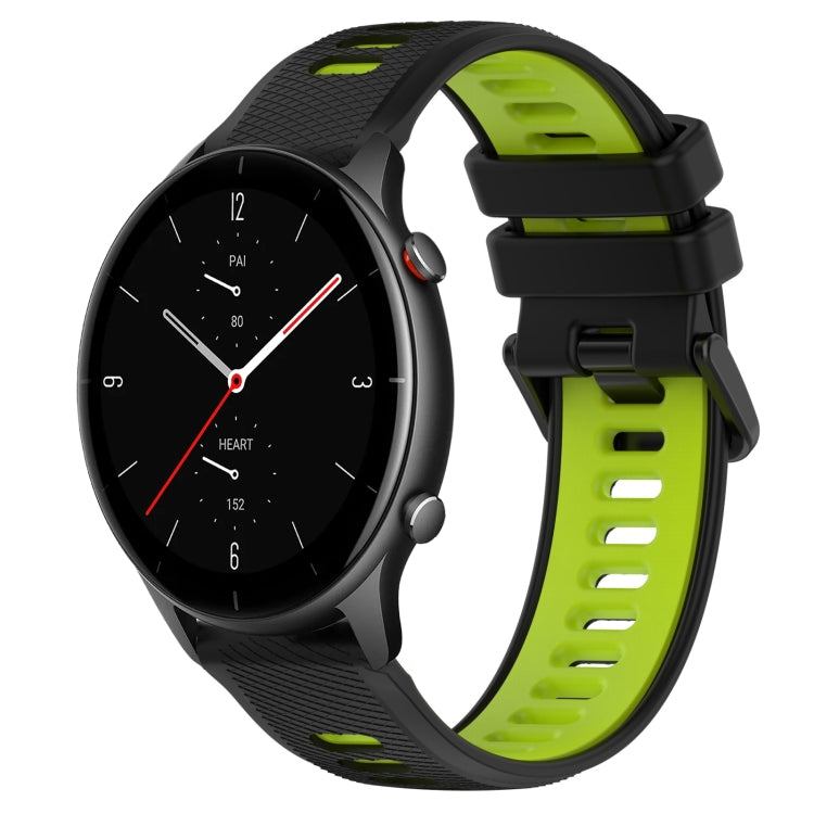 22MM Sports Two-Color Silicone Watch Band, For Amazfit GTR 2e, For Amazfit GTR 2