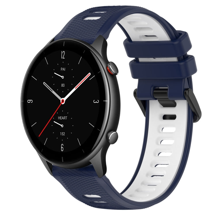 22MM Sports Two-Color Silicone Watch Band, For Amazfit GTR 2e, For Amazfit GTR 2