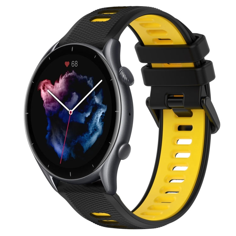 22MM Sports Two-Color Silicone Watch Band, For Amazfit 3, For Amazfit GTR 47mm