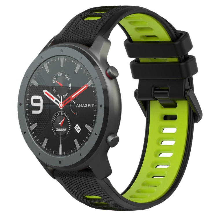22MM Sports Two-Color Silicone Watch Band, For Amazfit 3, For Amazfit GTR 47mm