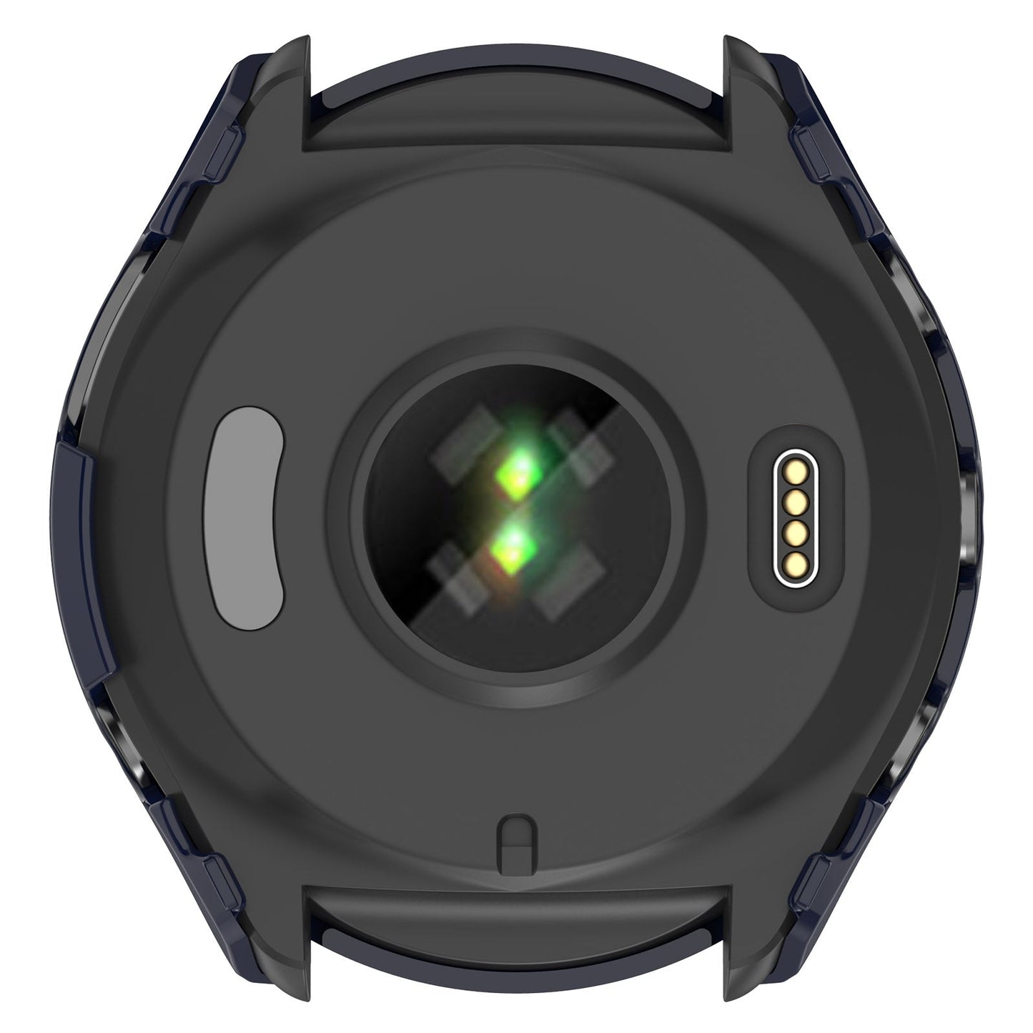 For Garmin Forerunner 965 PC + Toughened Film Integrated Watch Protective Case(Black)