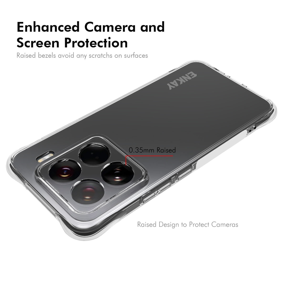 For Xiaomi 15 Pro ENKAY Hat-Prince Transparent TPU Shockproof Phone Case