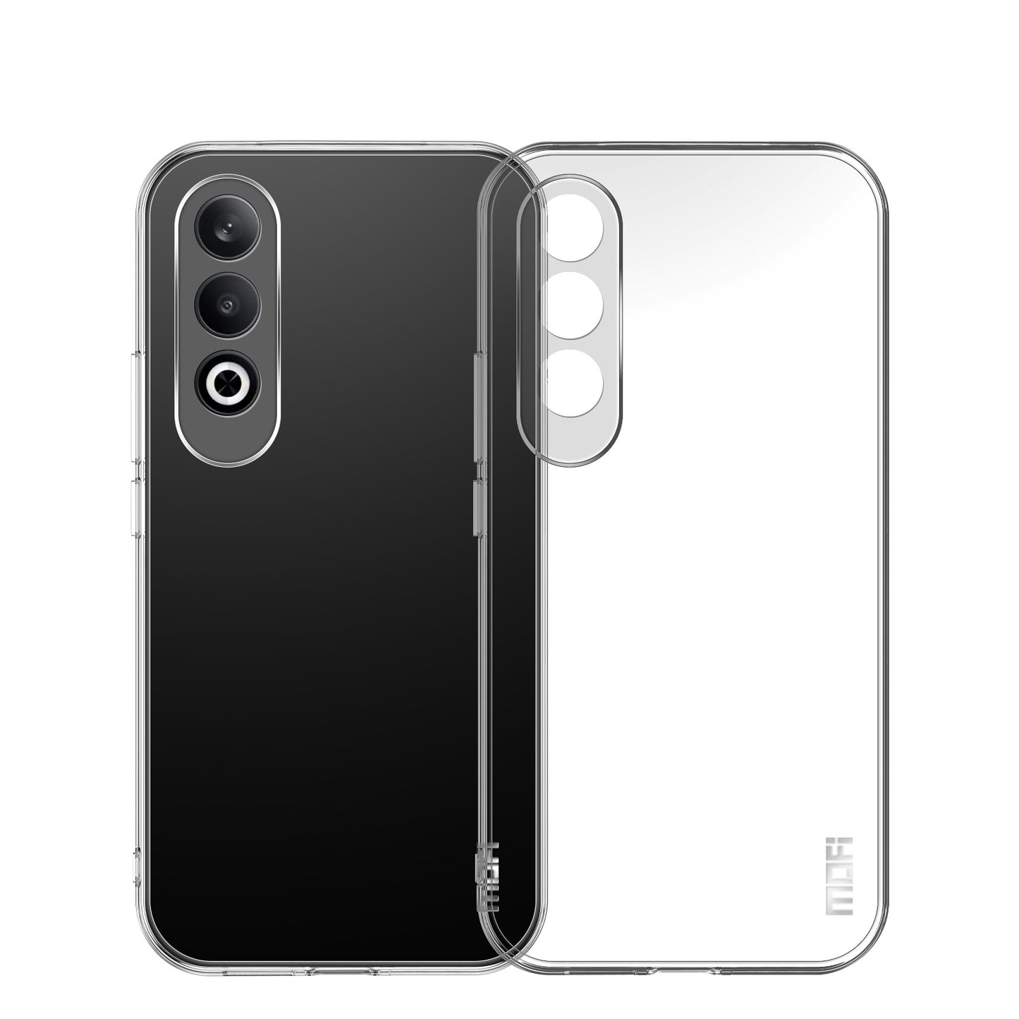For OPPO K12 / OnePlus Ace 4 MOFI Ming Series Transparent Ultra-thin TPU Phone Case(Transparent)
