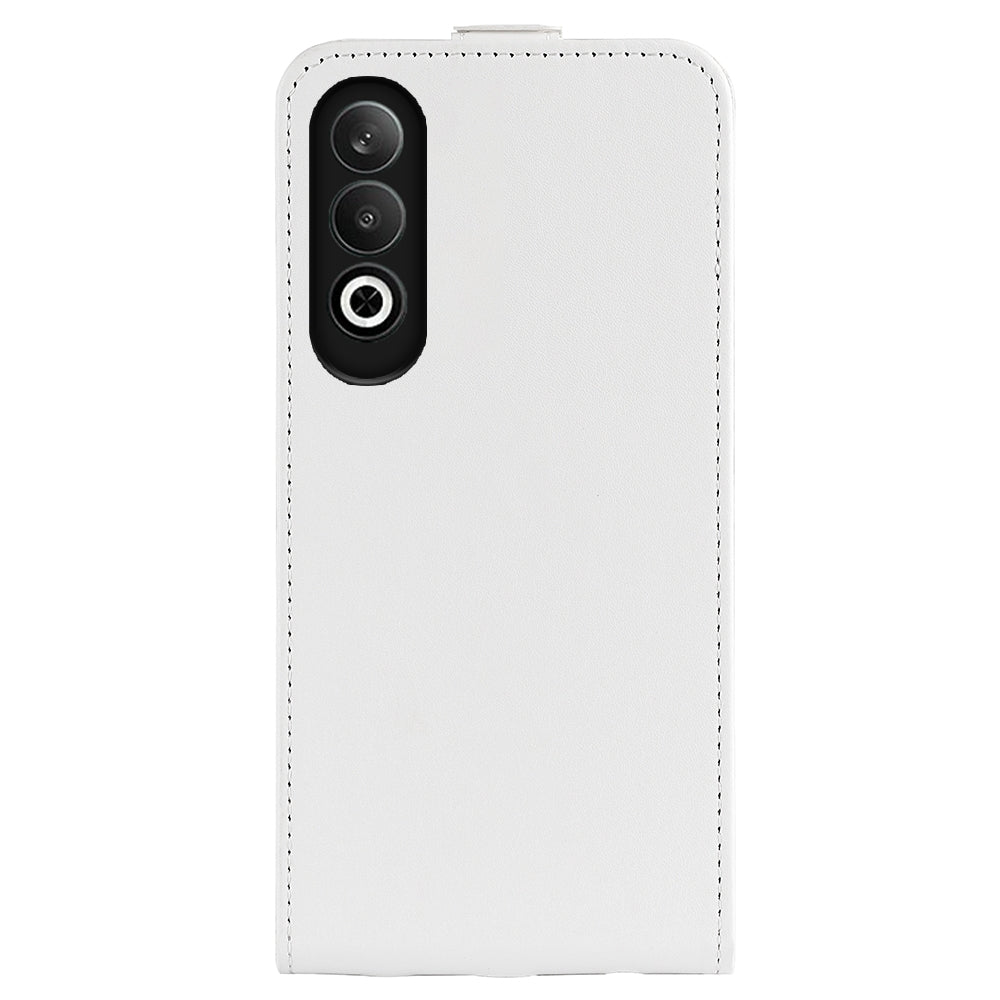 For OPPO K12 R64 Texture Single Vertical Flip Leather Phone Case(White)