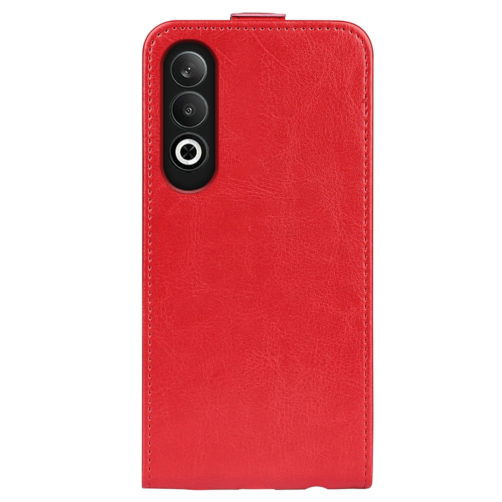 For OPPO K12 R64 Texture Single Vertical Flip Leather Phone Case(Red)