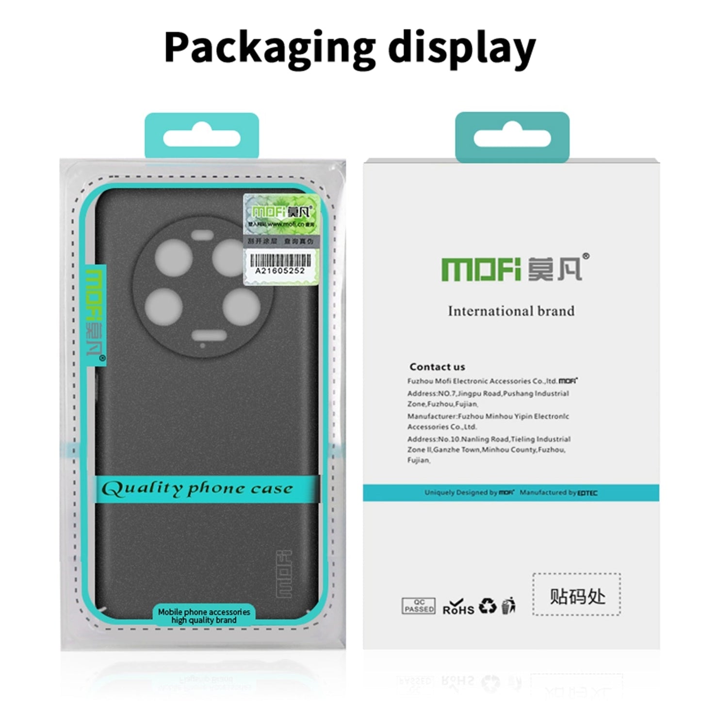 For Xiaomi 15 MOFI Fandun Series Frosted PC Ultra-thin All-inclusive Phone Case(Green)
