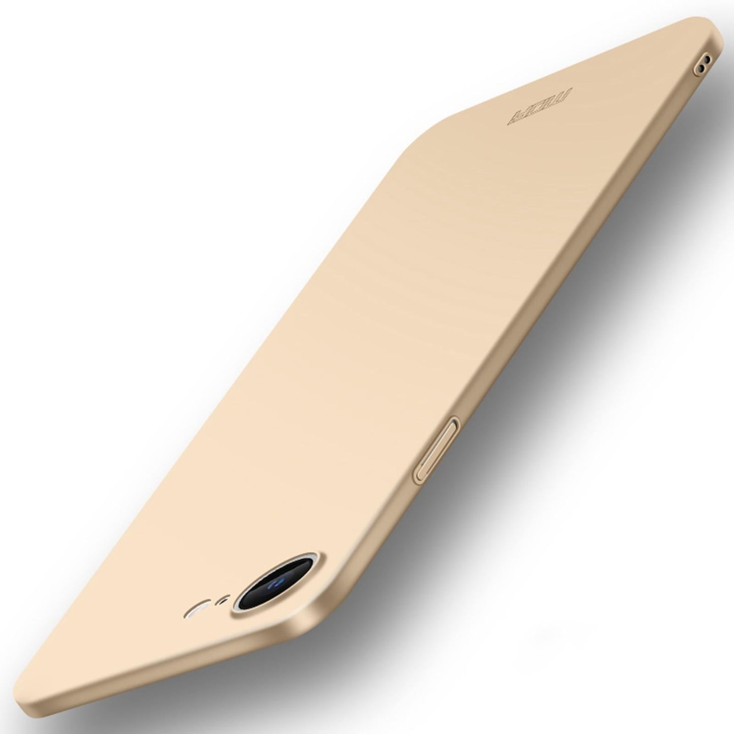 For iPhone 16e MOFI Frosted PC Ultra-thin Hard Phone Case(Gold)