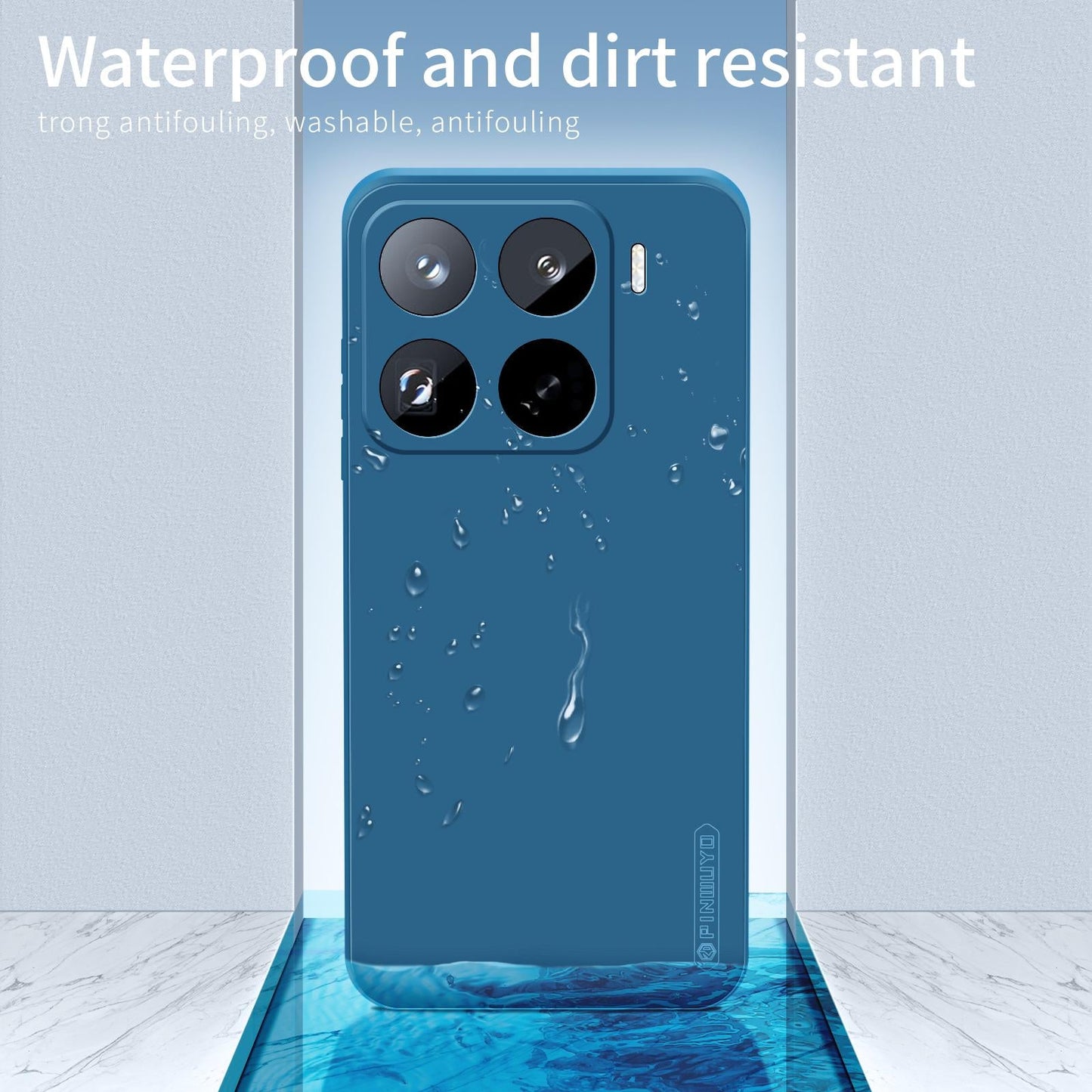 For Xiaomi 15 Pro PINWUYO Sense Series Liquid Silicone TPU Phone Case(Black)