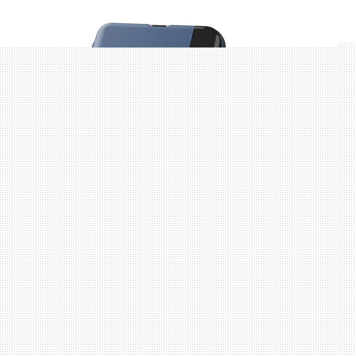 For Samsung Galaxy S25 Edge 5G Attraction Flip Holder Leather Phone Case(Sapphire Blue)