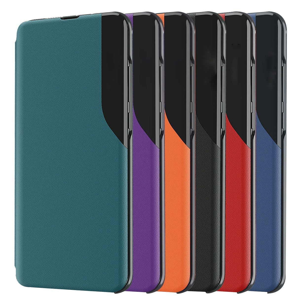 For Samsung Galaxy S25 Edge 5G Attraction Flip Holder Leather Phone Case(Red)