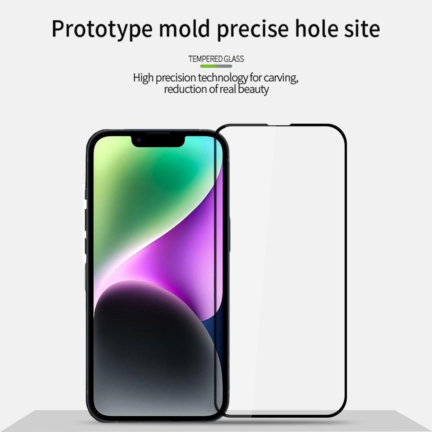 For iPhone 16e PINWUYO 9H 2.5D Full Screen Tempered Glass Film(Black)