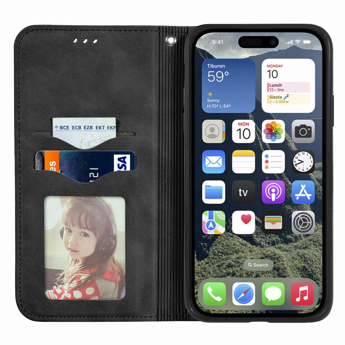 For iPhone 16e Retro Skin Feel Magnetic Flip Leather Phone Case(Black)
