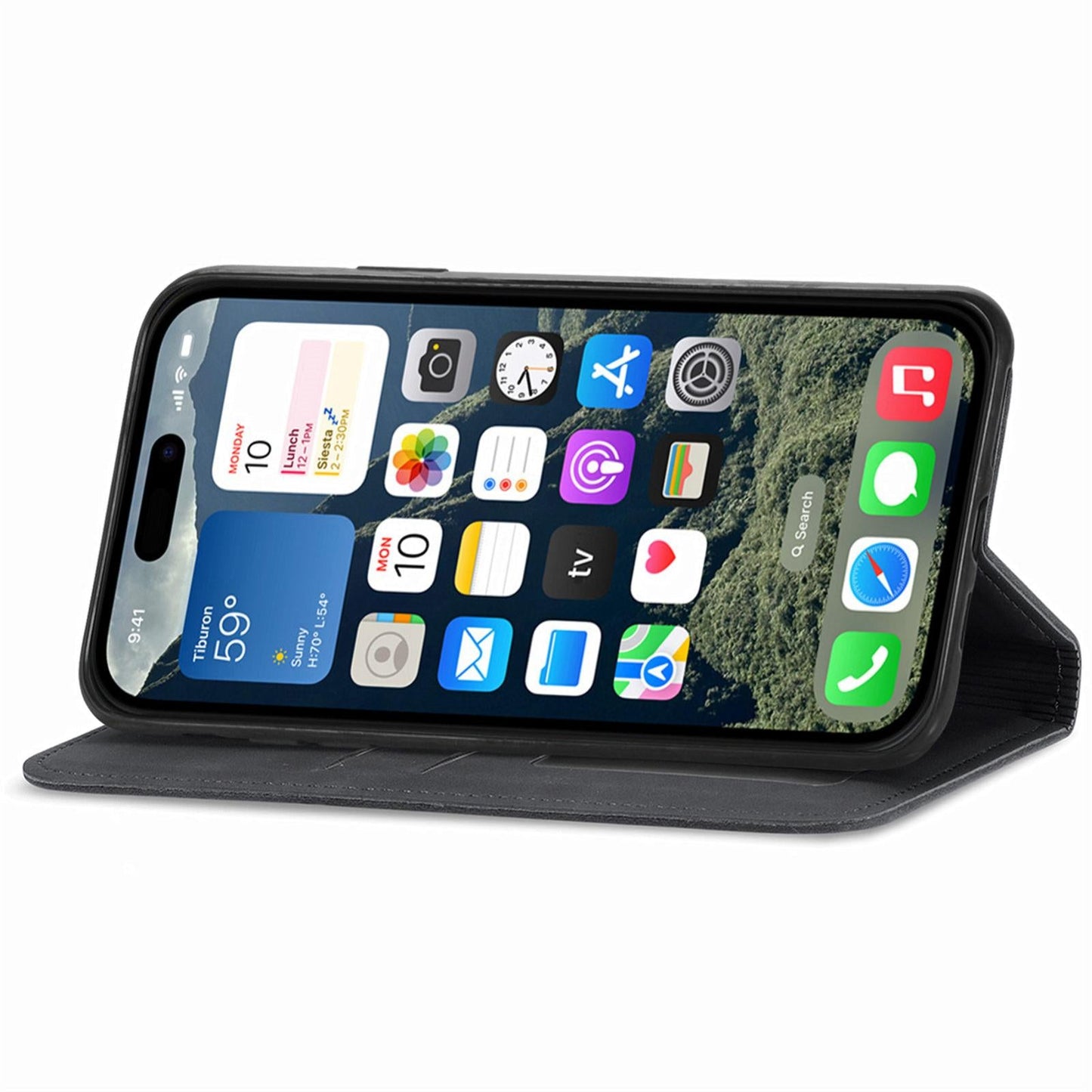 For iPhone 16e Retro Skin Feel Magnetic Flip Leather Phone Case(Black)