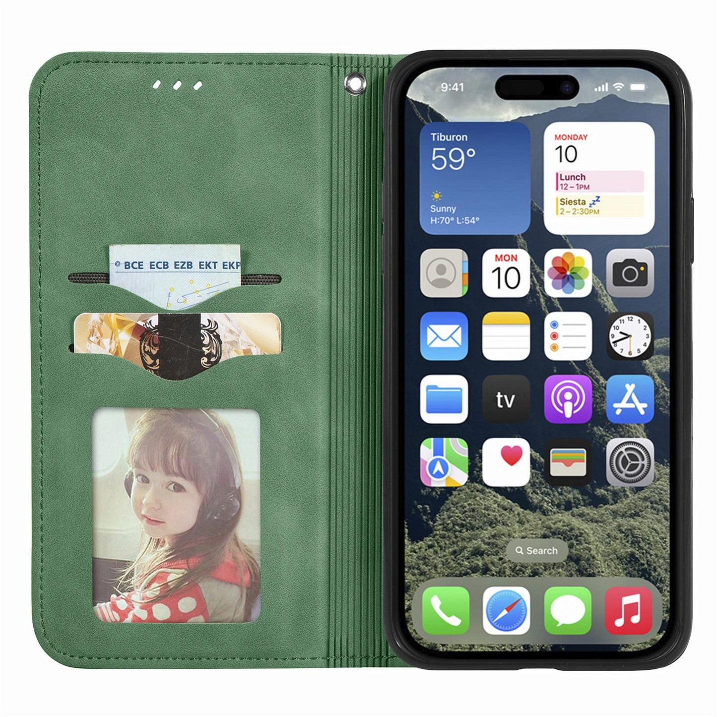 For iPhone 16e Retro Skin Feel Magnetic Flip Leather Phone Case(Green)