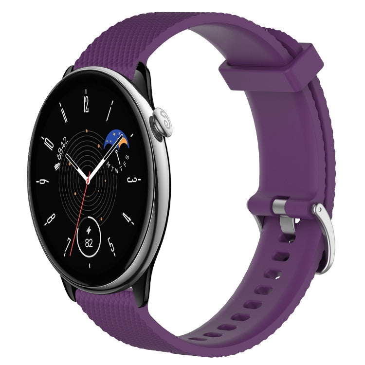 20mm Diamond Textured Silicone Watch Band, For Amazfit GTR Mini, For Amazfit GTS 4