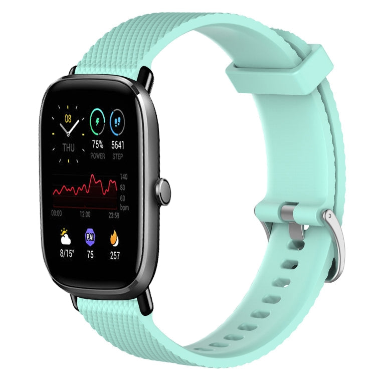 20mm Diamond Textured Silicone Watch Band, For Amazfit GTS 4 Mini, For Amazfit Bip3