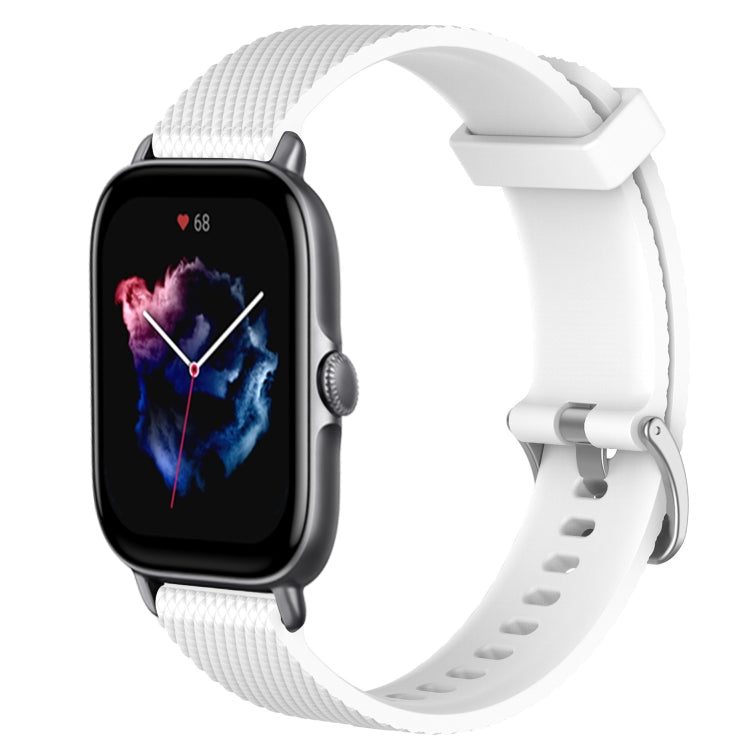 20mm Diamond Textured Silicone Watch Band, For Amazfit GTS 3, For Amazfit GTS 2E