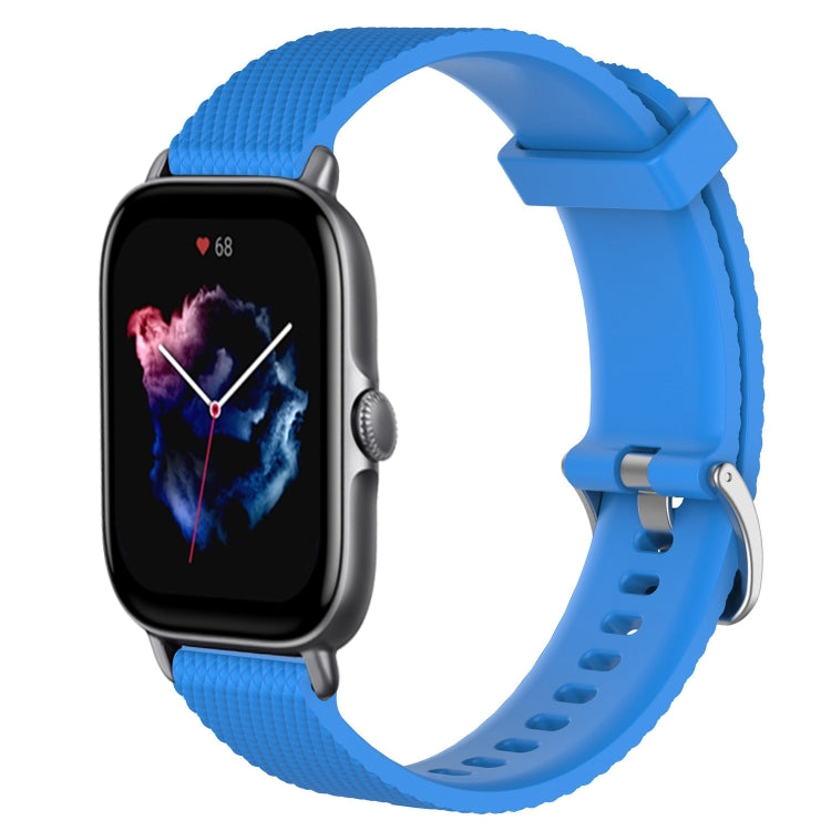 20mm Diamond Textured Silicone Watch Band, For Amazfit GTS 3, For Amazfit GTS 2E