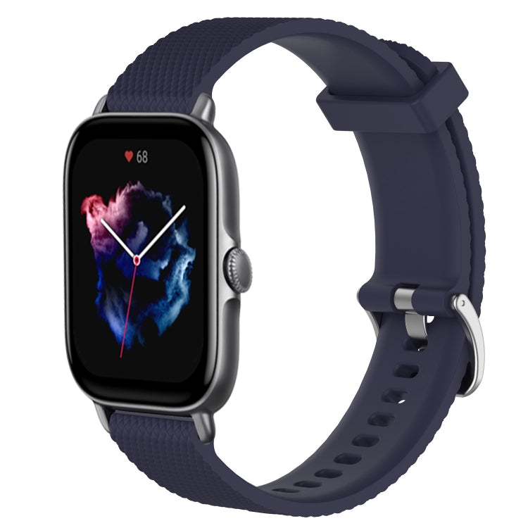 20mm Diamond Textured Silicone Watch Band, For Amazfit GTS 3, For Amazfit GTS 2E