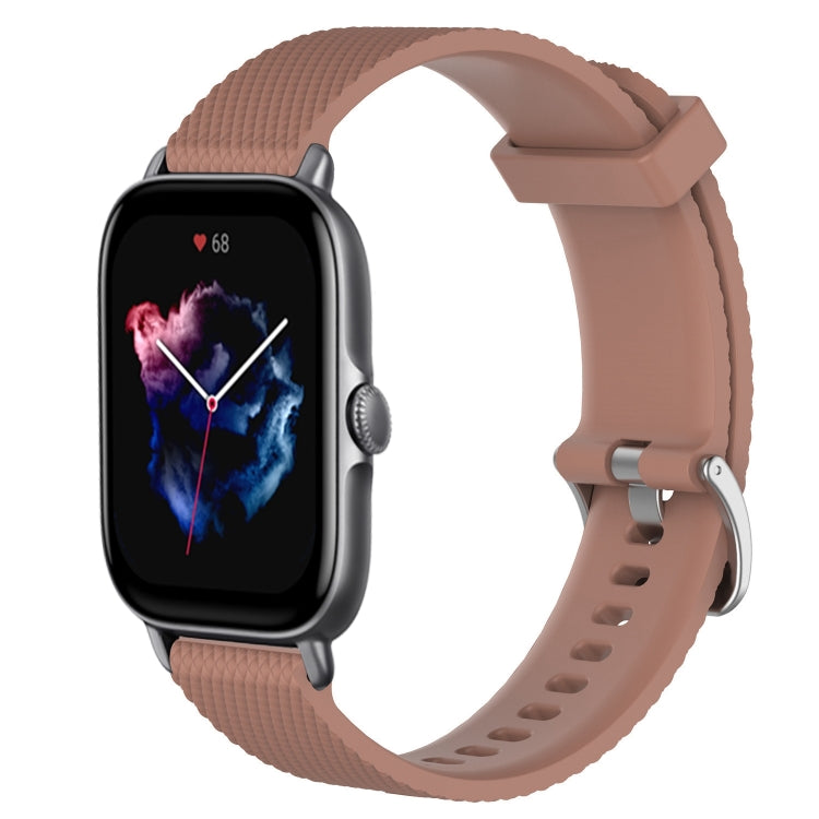 20mm Diamond Textured Silicone Watch Band, For Amazfit GTS 3, For Amazfit GTS 2E