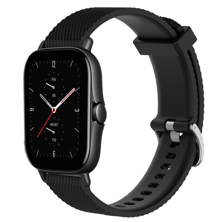 20mm Diamond Textured Silicone Watch Band, For Amazfit GTS 3, For Amazfit GTS 2E