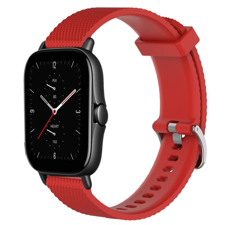 20mm Diamond Textured Silicone Watch Band, For Amazfit GTS 3, For Amazfit GTS 2E