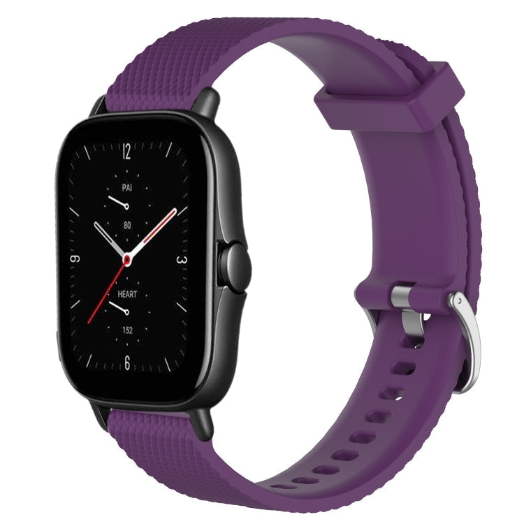 20mm Diamond Textured Silicone Watch Band, For Amazfit GTS 3, For Amazfit GTS 2E